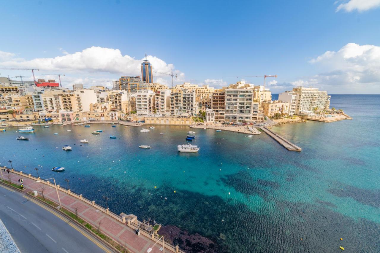 Amazing Views Of Spinola Bay In Heart Of Stjulians-Hosted By Sweetstay Saint Julian's Eksteriør billede
