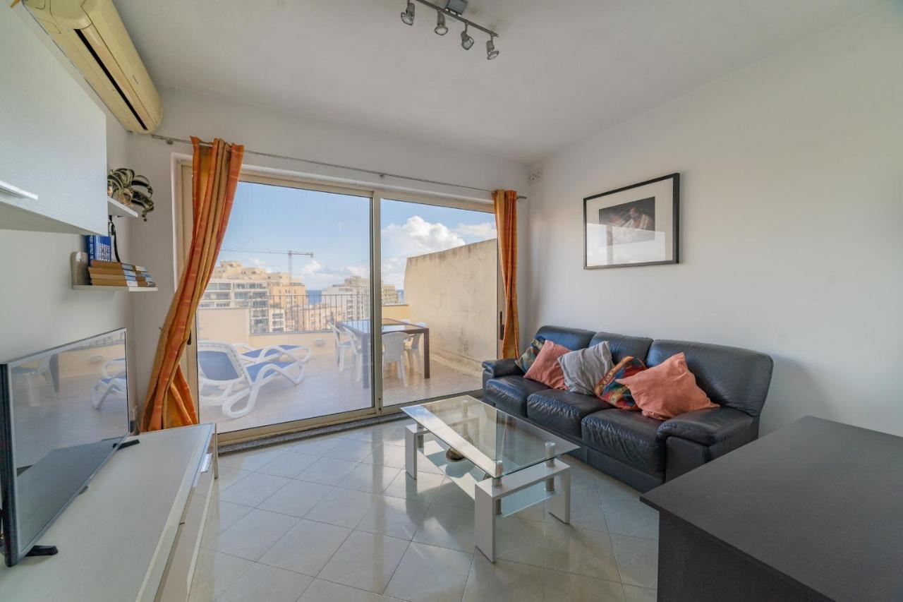 Amazing Views Of Spinola Bay In Heart Of Stjulians-Hosted By Sweetstay Saint Julian's Eksteriør billede